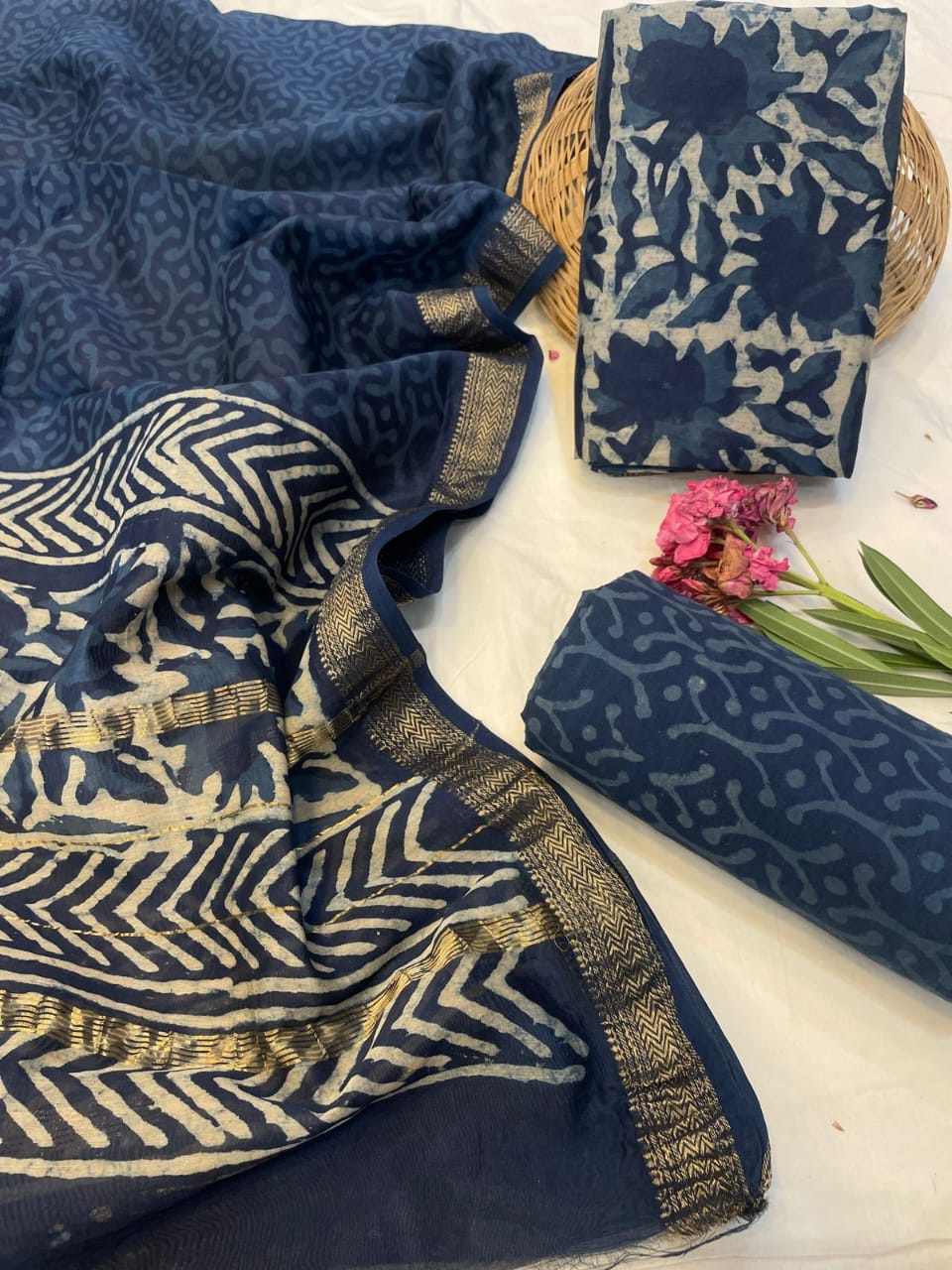 Maheshwari Silk Suit