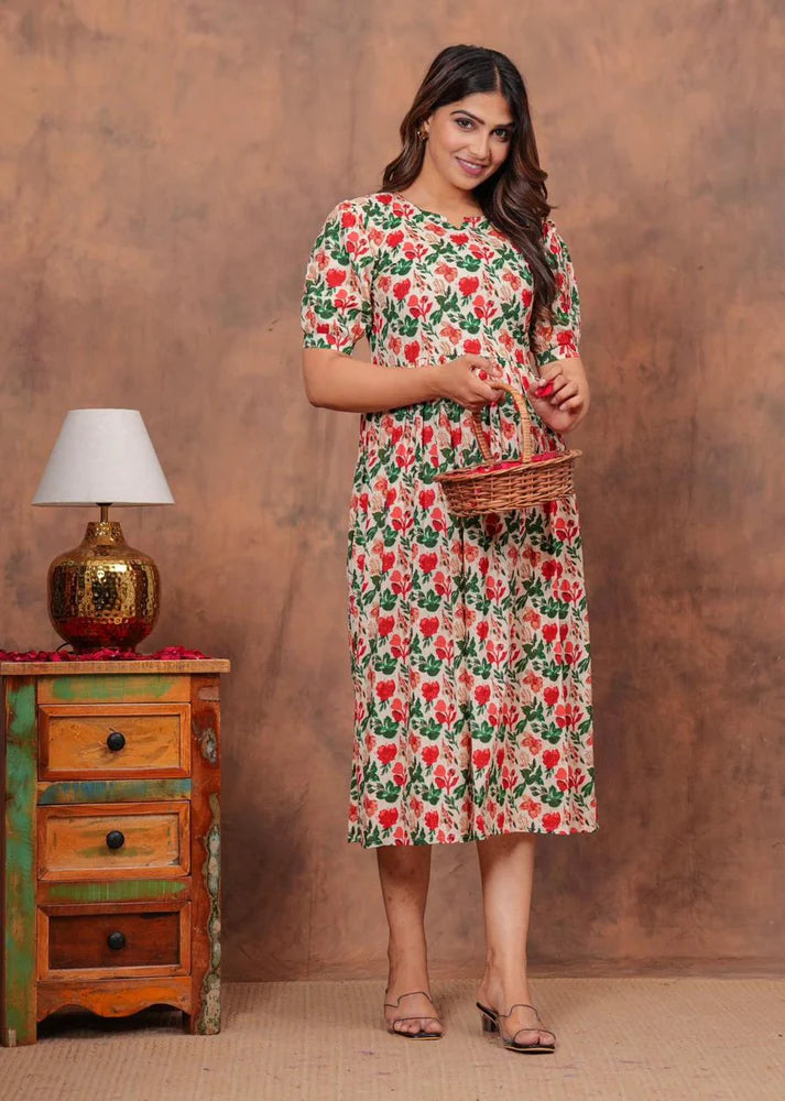 Cotton Long Kurtis